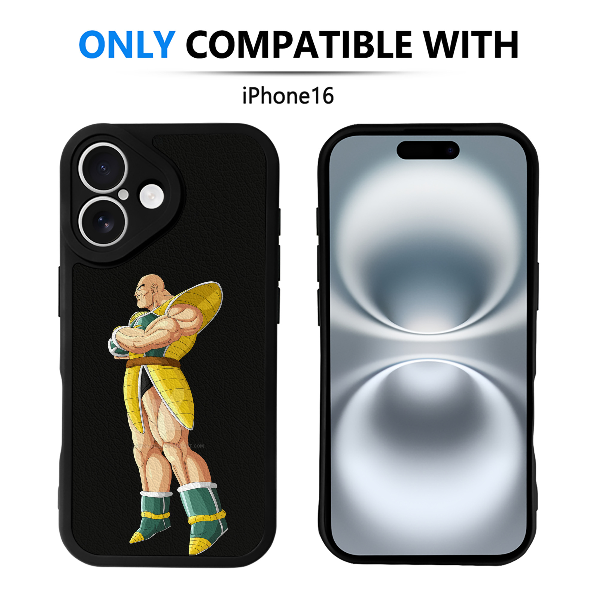 （画像用） ドラゴンボール DRAGON BALL 【iPhone 16シリーズ対応】シリコンスマホケース（レザー調） 材質：シリコン